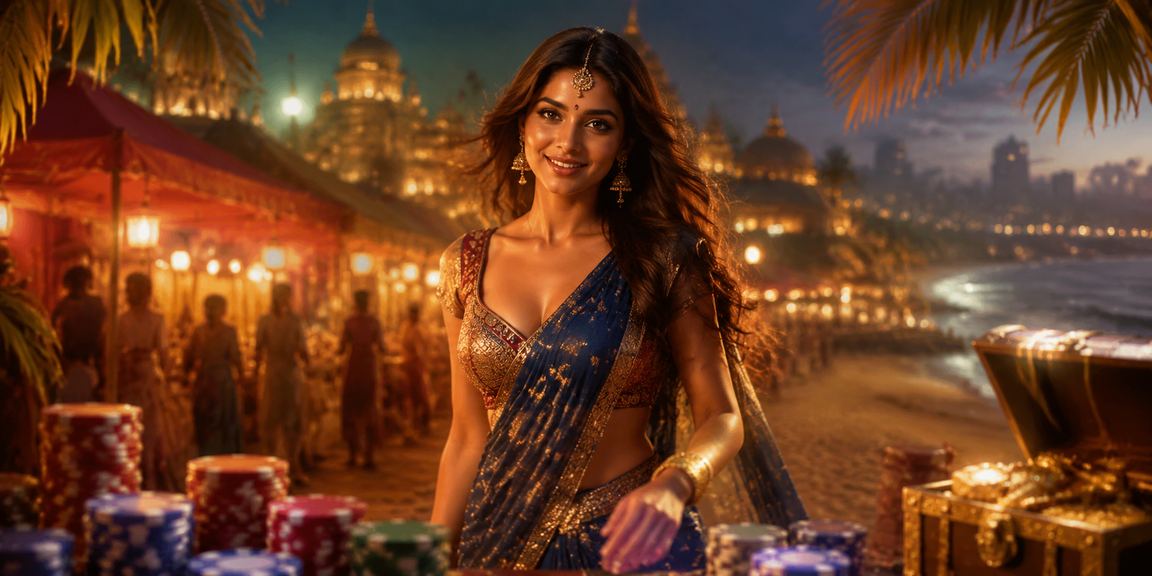 India poker game near beach